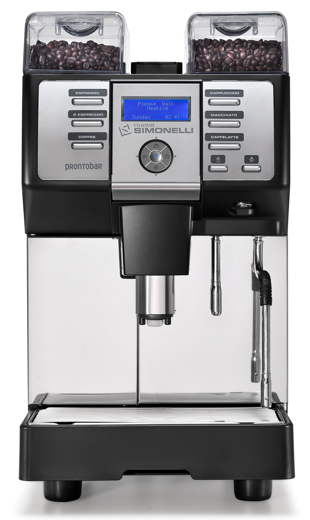 Кофемашины суперавтоматы PRONTOBAR 1 GRINDER BLACK+RUSSIAN LCD