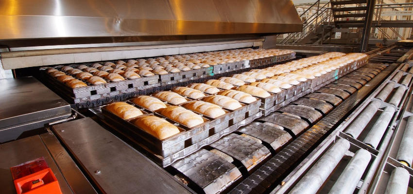 Линия производства хлеба